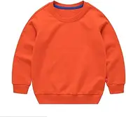[DINGDONG'S CLOSET] Baby Toddler Kid Boy Girl Solid Casual Crewneck Sweatershirt Pullover