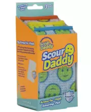 Scrub Daddy Scour Daddy Polymer Foam Scouring Pad (3-Pack) Sponge Scouring Clean
