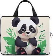Laptop Case Sleeve Shockproof Computer Carrying Bag Panda Star Notebook Case Cover Laptop Bag Water Resistant Computer Cases Tablet Briefcase for Travel Business 12 Inch
