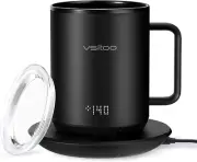 S3 Temperature Control Smart Mug, App Controlled Heated Coffee Cup/Smart LED Lig