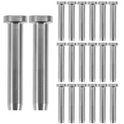 20 Pack 1/8" Stainless Steel Stemball Swage Dead Ends for 1/8" Cable Railing