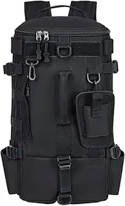 Backpack for Fishing - Tackle Backpack with Rod Holder,Rucksack Waterproof Bait Storage for Hiking Daypack Motorcycle Travel Kayak Trips Beach Picnics Camping