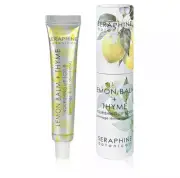 SERAPHINE BOTANICALS Lemon Balm + Thyme Nourishing Vegan Lip Scrub New Sealed