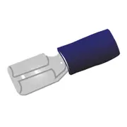 Insulated Crimp Terminal Female Blue 6.3mm x 0.8mm 14pc or 100pc