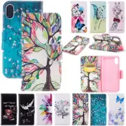For OPPO A78 A15 A16 A17 A52 A57 A9 Flip Leather Magnetic Card Case Stand Cover