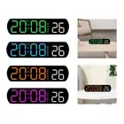Desk Digital Clock Desktop Alarm Clock Display Time Temperature Date Digital