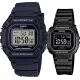 【CASIO 卡西歐】實用運動熱賣男女對錶(W-218H-1A+LA-20WH-1B)