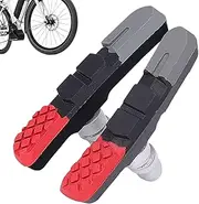 Rim Brake Pads - No Skid Brake Pads Blocks for Cycling | Stable and Powerful Braking Replacement for Enthusiasts Mountain Bicycles Accessories