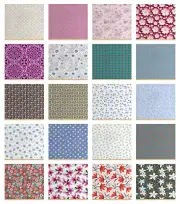 Ambesonne Floral Spring Fabric by the Yard Decorative Upholstery Home Accents