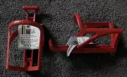 2 Cateye Water Bottle Cages - Model BC-100 - NOS - Fixed Gear - Vintage - Red