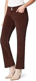[Angels Forever Young] Women's Curvy Bootcut Mid-Rise Corduroy Pants (Available in Plus Size)