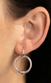 [Spinelli Kilcollin] Sterling Silver And 18k Gold Earrings