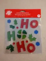 Window Gel Cling Decorations HO HO HO Mistletoe 269008