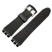 23mm Silicone Watch Strap Fit For Swatch YOS440/449/401G/447/448 Irony Sports