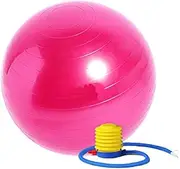 Stability Ball Exercises for a Stronger Core Swiss Yoga Balance Balls (Pink, 65CM)