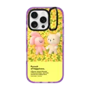iPhone 16 Pro Impact Ring Stand Case MagSafe Compatible PINK&VEN Sunshine