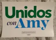 Amy Klobuchar 2020 Presidential Candidate Official Campaign Hispanic Sticker