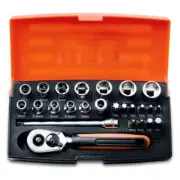 Bahco 1/4" Mini Socket Set, 25 Pce