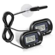 Aquarium Thermometer LCD Digital Aquarium Thermometer with Suction Cup Fish