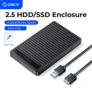 ORICO USB 3.1 Type C 2.5" External HDD SSD Enclosure Hard Drive Case SATA up 6TB