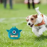 Cartoon Dog Toys Automatic Squeak Stuffed Shake Plush Puzzle For Dogs Cat Chew Jumping Giggle Ball