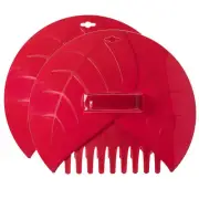 New Decorative Pair of Leaf Scoops, Hand Rakes for Lawn and Garden Cleanup