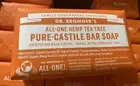 (12 Count) All-One Hemp Tea Tree Pure-Castile Bar Soap 5 Oz