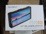 FEELWORLD F570 5.7 inch DSLR Camera Monitor Video Full HD LCD 4K HDMI - NEW