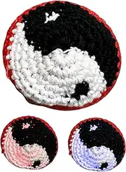 Yin and Yang Lightup Hacky Sack - Lights Up Red and Blue