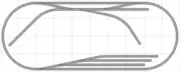 Bachmann E-Z Track Train Layout #041D Train Set HO Scale 4' X 10' DCC Switches