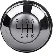 Gear Knob for Mini R50 00-06 for Cabrio R52 R53 for Cooper 02-08 Car Manual Gear Shift Knob Lever Shifter Knob Handle Head Ball Car Shifter Knob(Silver 6 Speed)