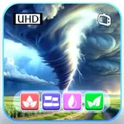 ASMR Tornado Sounds for Deep Sleep, Mediation, Relaxing Wind Sound Screensaver