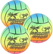 OFFIGAM PVC Gradient Balls Boys and Girls Sports Balls Set Beach Games Outdoor Toys Sandbox Toys Beach Play for Random Style