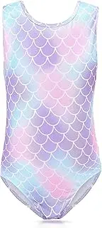 [YUWJOOWEE] Girls' Mermaid Swimsuit, One Piece Swimsuits for Girls, Swimsuit Teenager Girls Bikini Girls Swimsuit Girls Teenager for Swimming Training Beach Hot Source S (135-150), Purple, 120