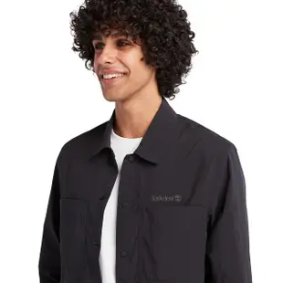 【Timberland】男款黑色抗紫外線襯衫(A689S001)
