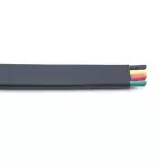 10/3 Submersible Cable With Ground Flat Jacket Well Pump Wire Black 600V