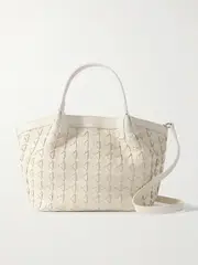 [Serapian] Serapian - Secret Mini Leather Shoulder Bag - Off-white - One size One size Off-white