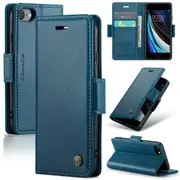 CaseMe iPhone 6 / 6s Folio Wallet Case Cover Apple Side Closure [Blue]