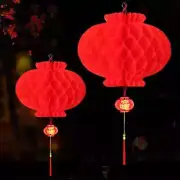 Red Lanterns Paper Lantern Chinese Pendant Rabbit Year Wall Door Ornaments