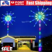 Bluetooth Smart Fireworks LED Light Starburst Christmas Garden Night Lamp Decor↯