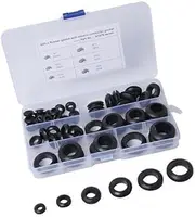 MagiDeal 2x53 Pieces Cable Protector 6 Kinds Double Sides Wire Grommets Gaskets, as described, 5 Pcs