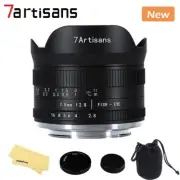 7artisans 7.5mm F2.8 II Manual Fisheye Lens For Sony Fuji Canon Nikon M43 Mount