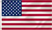 LARGE American Flag, 3x5Ft U.S.A Flags Banner For Indoor Outdoor Decoration of Canada Yards.Parade Or Express Mood