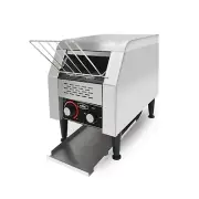 KWS CT-150 Commercial 1300W Electric Stainless Steel Conveyor Toaster