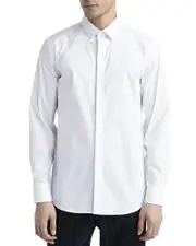 Peserico Concealed Button Evening Shirt