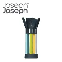 在飛比找PChome24h購物優惠-Joseph Joseph 不沾桌矽膠料理鏟匙組(附座-自然