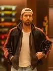 Fall Guy Jacket Ryan Gosling Colt Bomber Black Stuntman Real Leather Coat