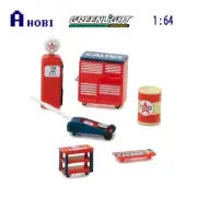 Greenlight 1:64 Scale 6pcs Shop Tools Accessories Caltex Model Set
