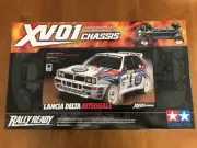 Tamiya 58569 1/10Rc Lancia Delta Integrale Xv-01 Chassis Complete Body Included