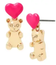 Betsey Johnson Gummy Bear Drop Earrings